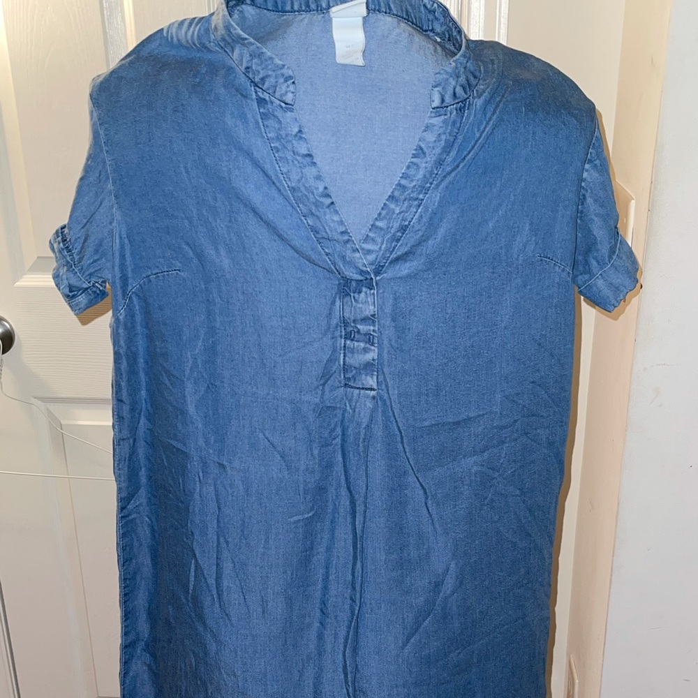 H&M chambray shirt dress